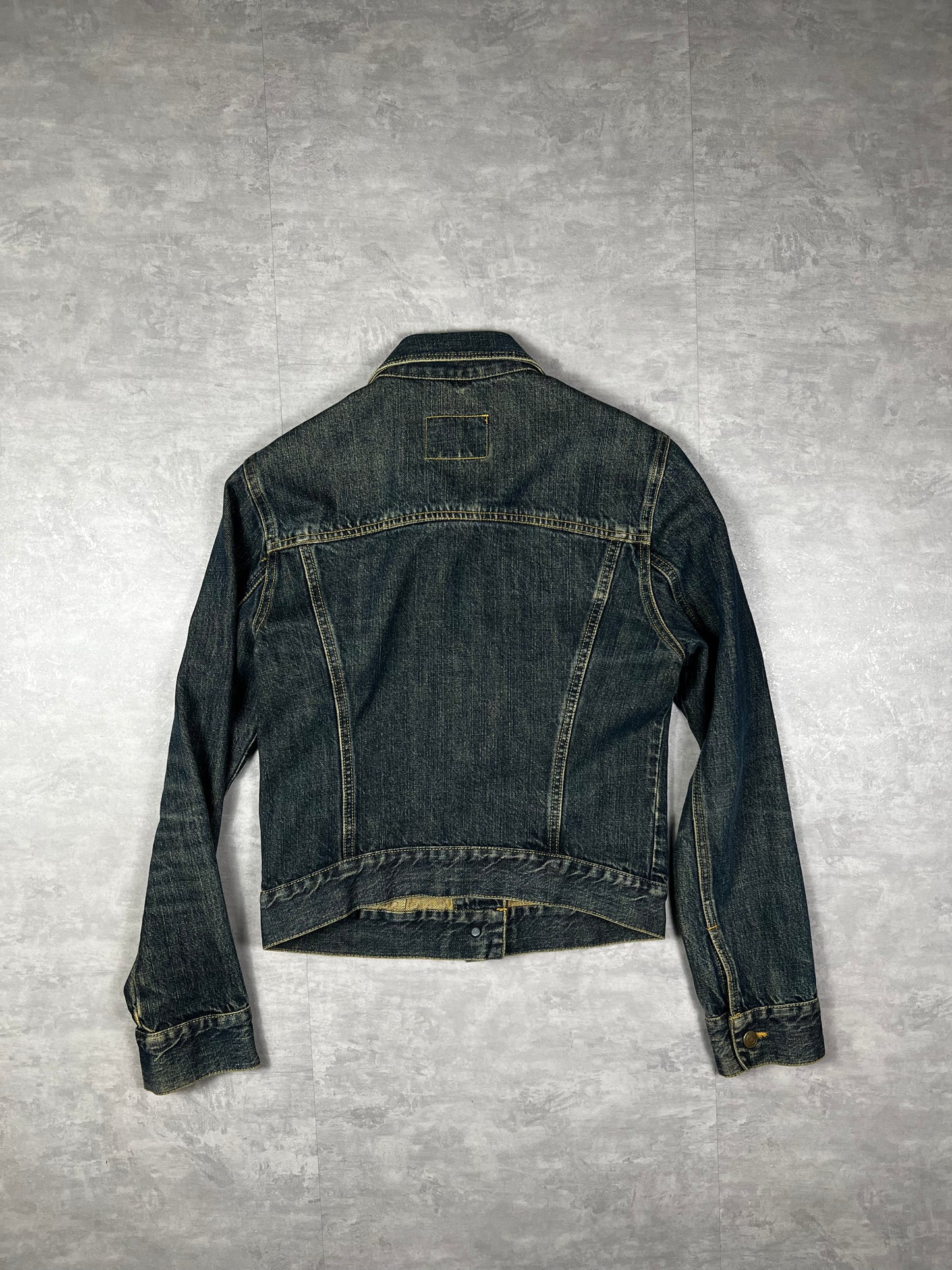 Denim jacket crop fit