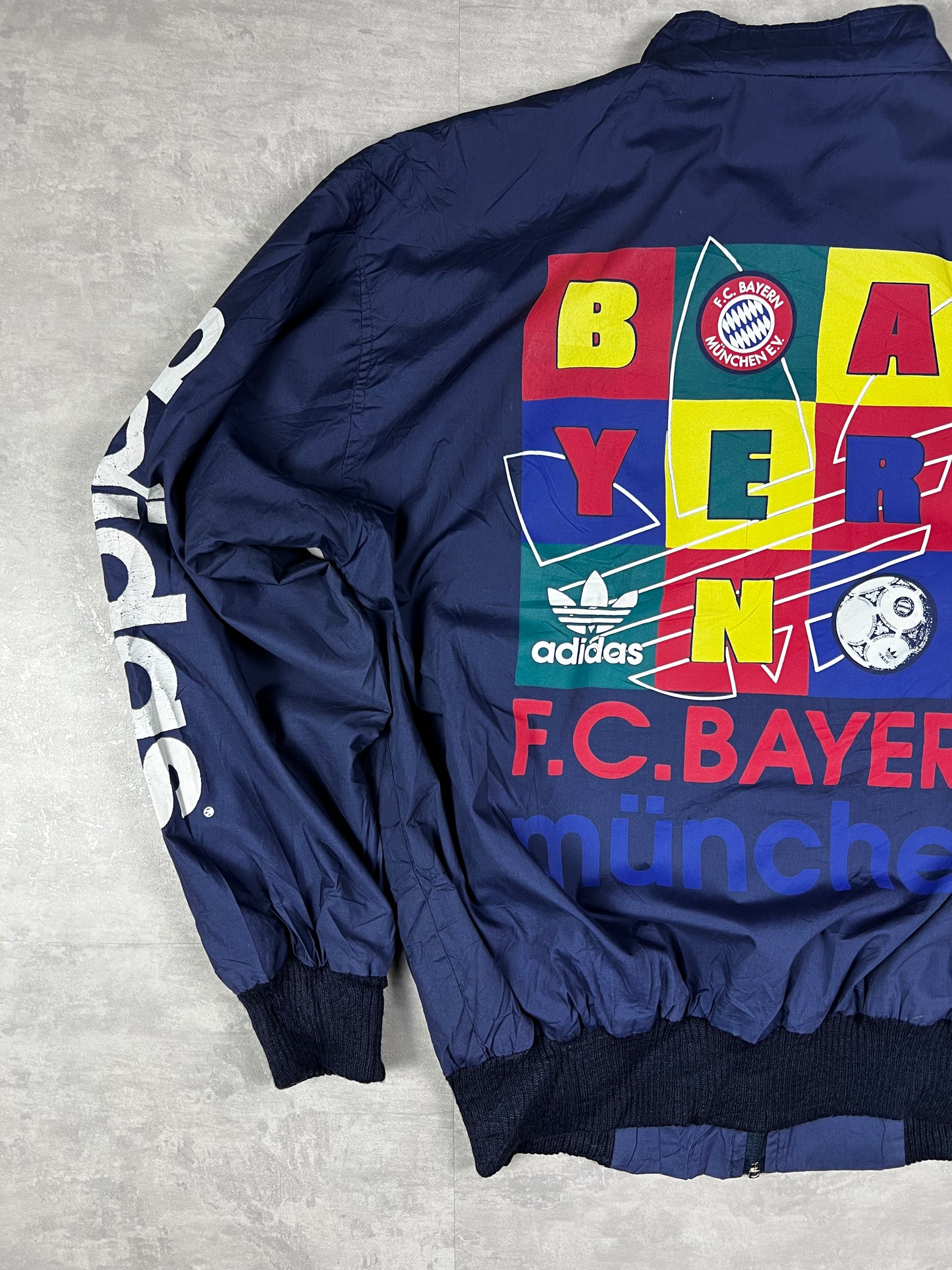 Bayern monaco Adidas windbreaker jacket 90'