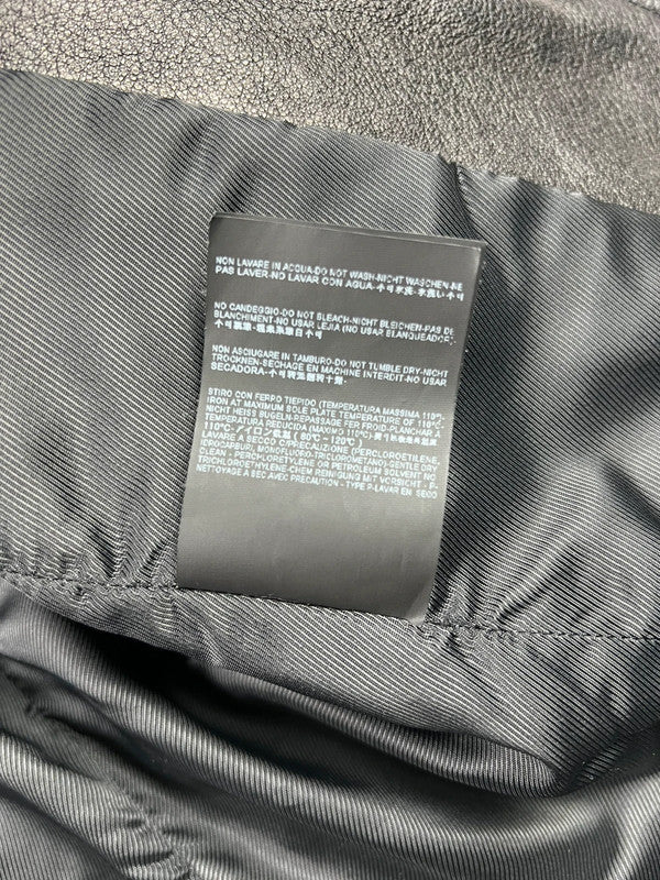 Balenciaga leather jacket made in France