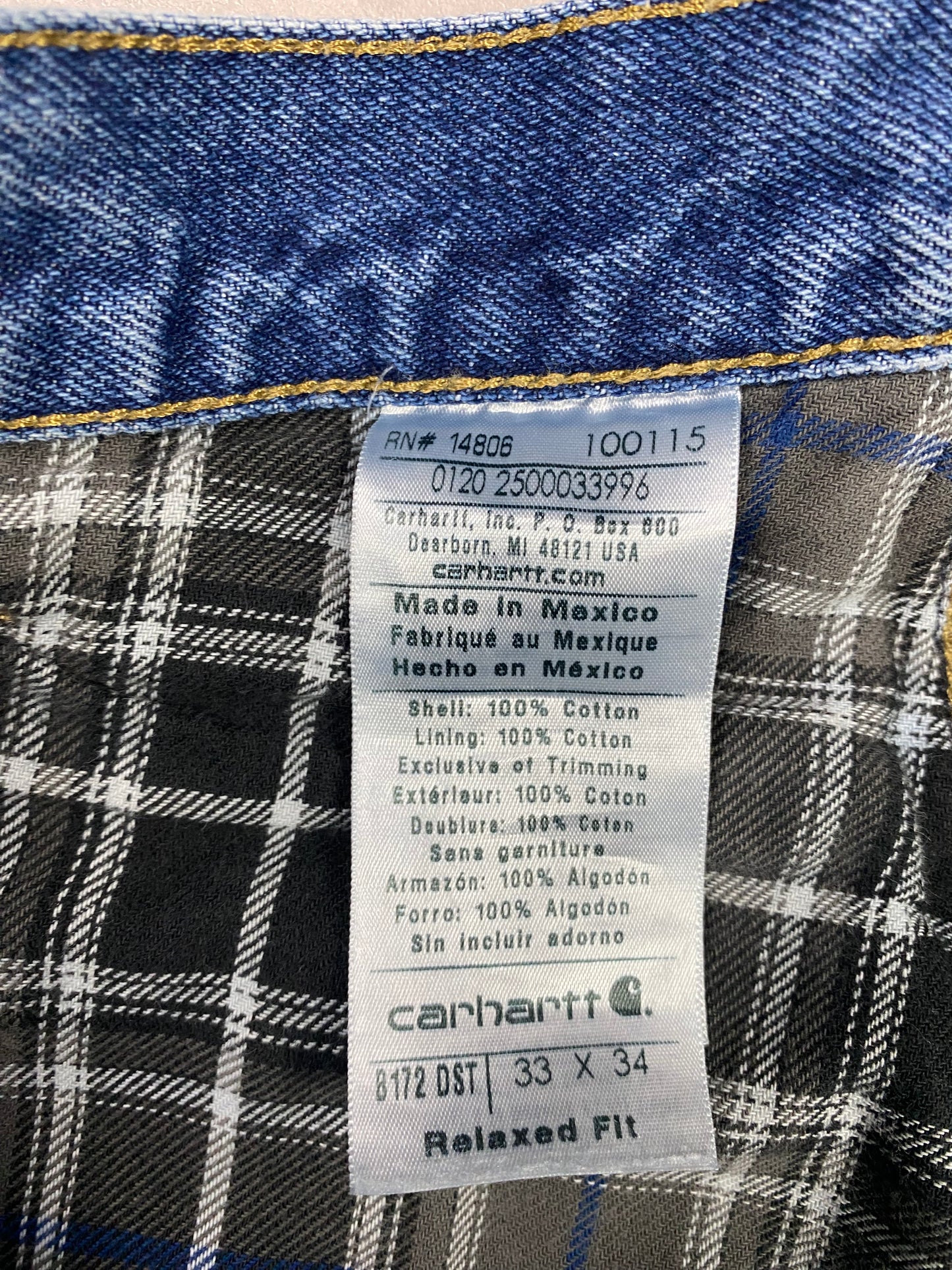 Carhartt Lined Jeans