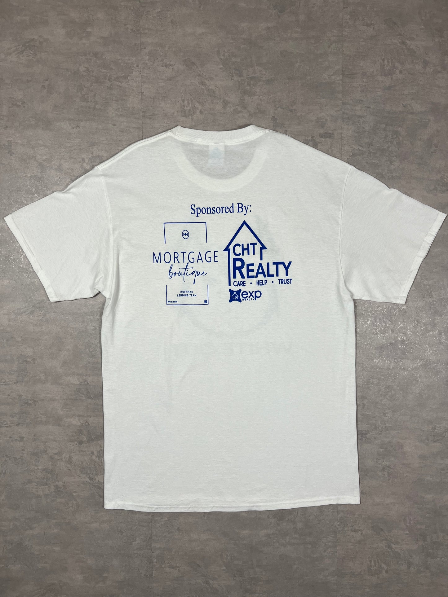 Tubular college tee white out