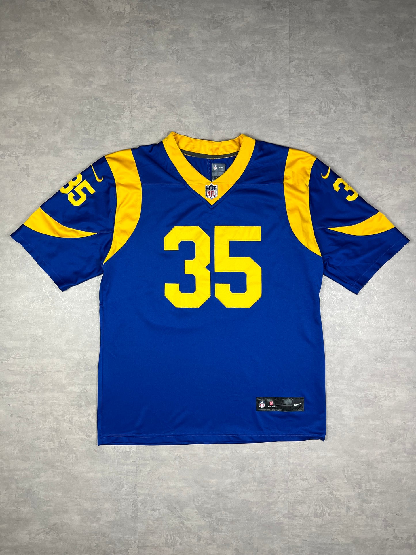 Nike NFL Anderson jersey embroidered details