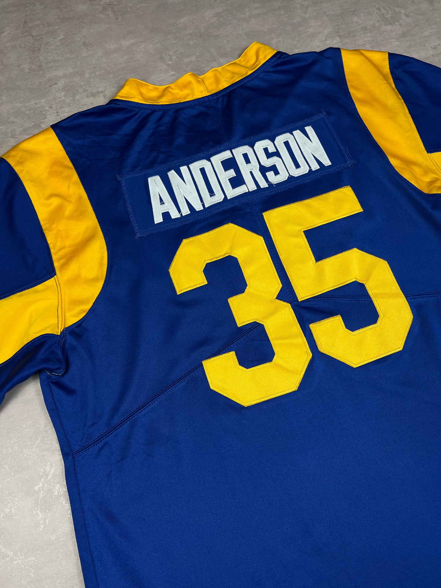 Nike NFL Anderson jersey embroidered details