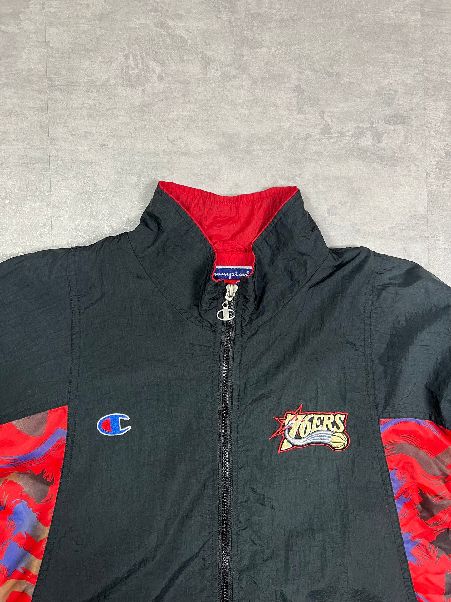 Rare 76ers nylon jacket