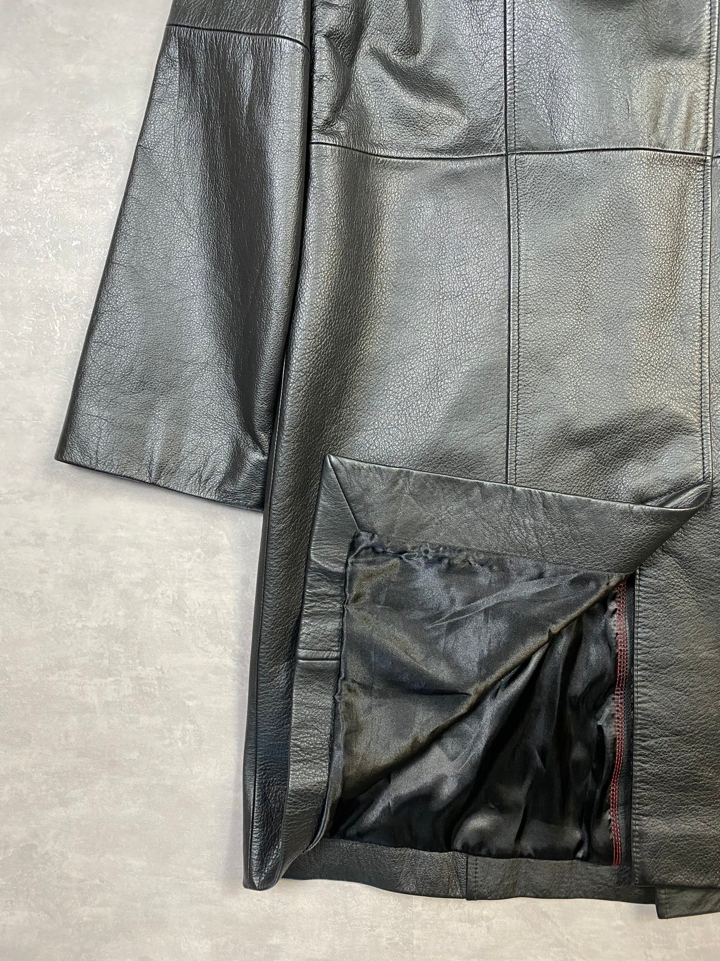 Vintage 100% Leather Coat