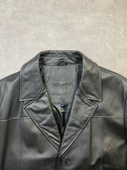 Vintage 100% Leather Coat