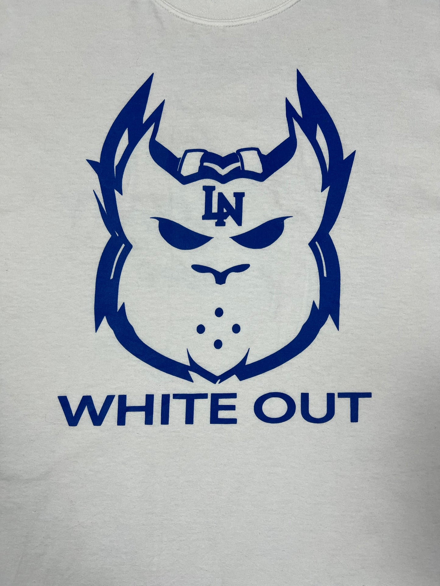 Tubular college tee white out