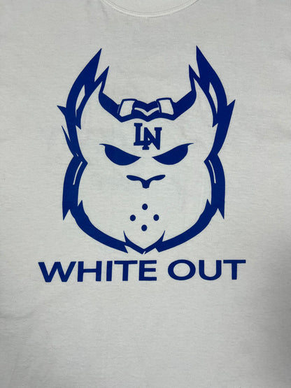 Tubular college tee white out