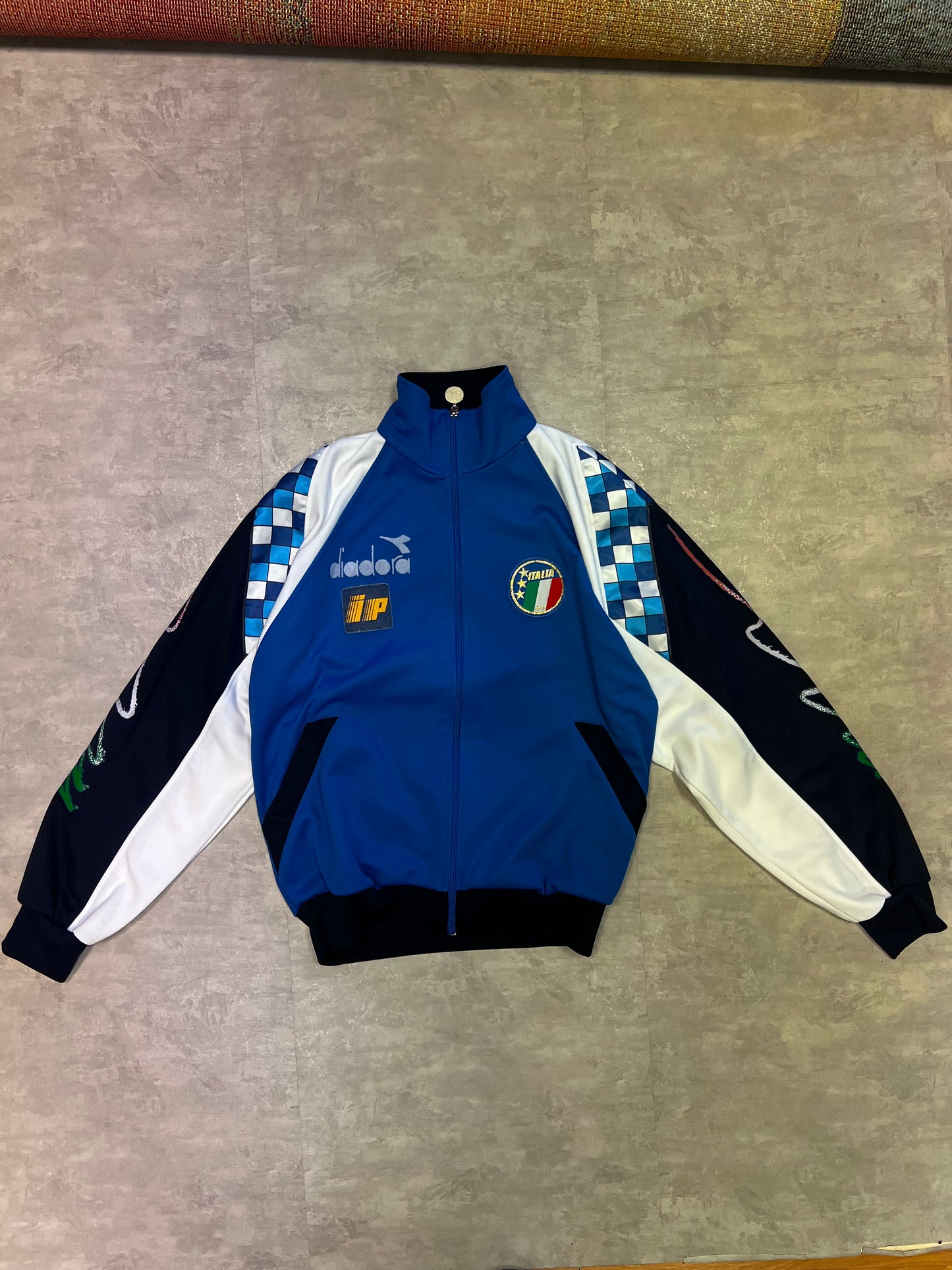 Full zip jacket Italy football team 90’