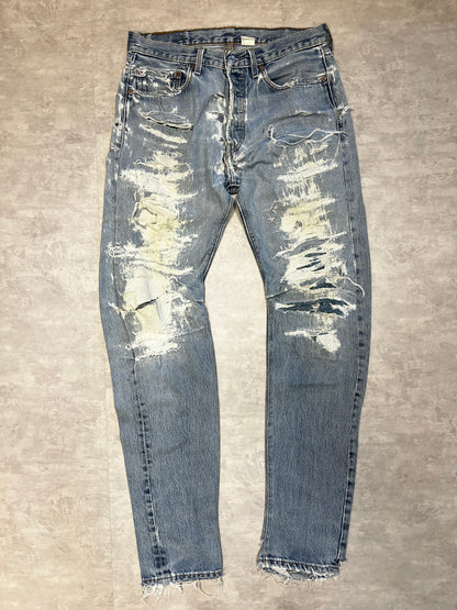 Levi’s 501 distressed 90’ custom