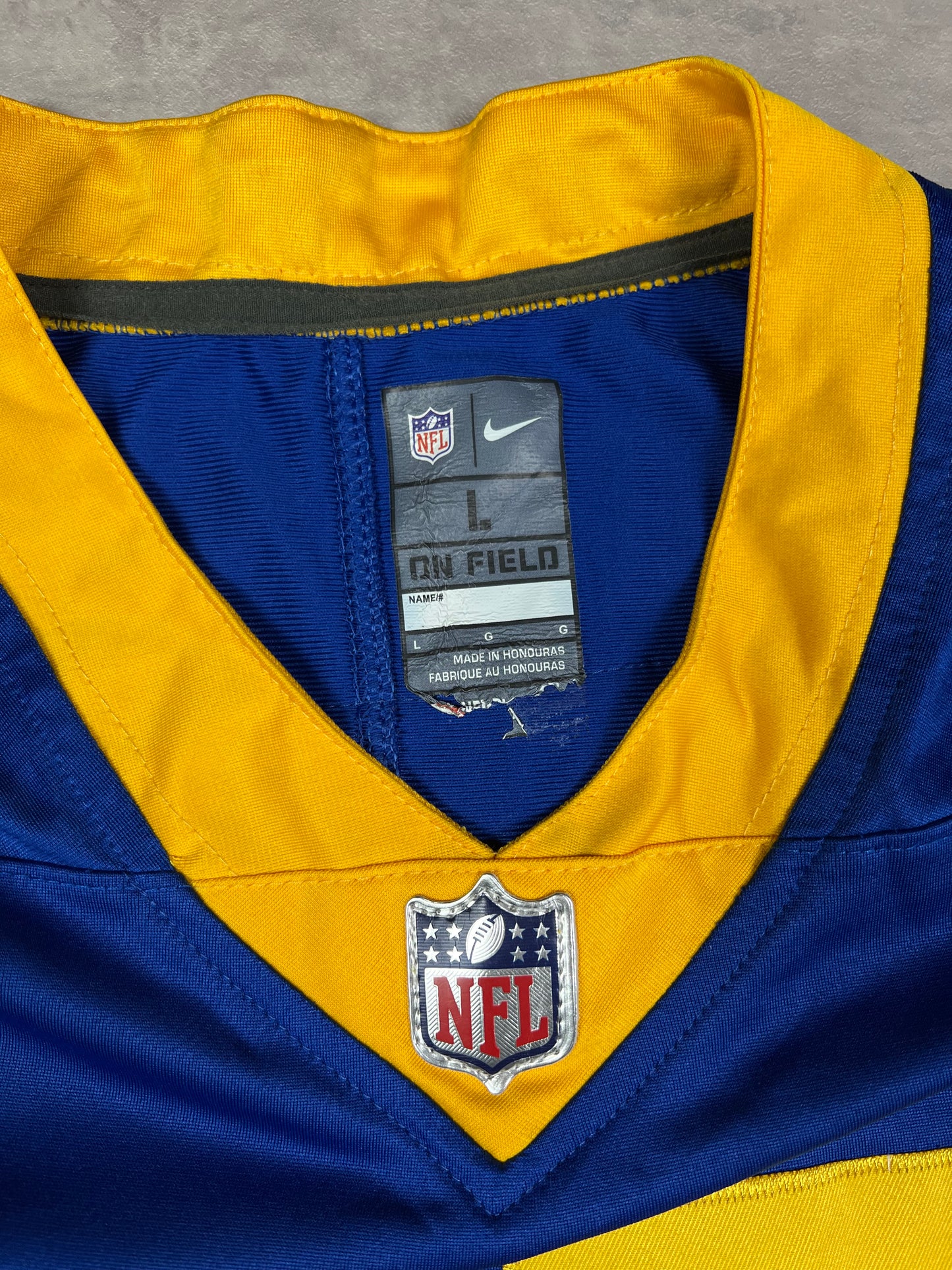 Nike NFL Anderson jersey embroidered details