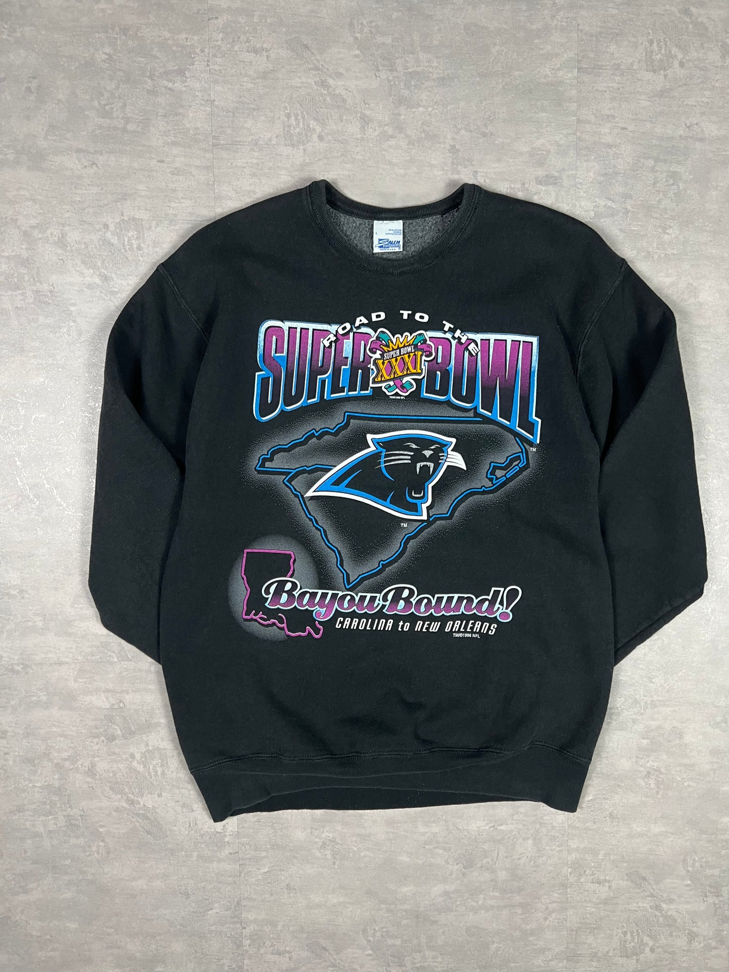 Carolina Panthers Super Bowl 96 sweatshirt