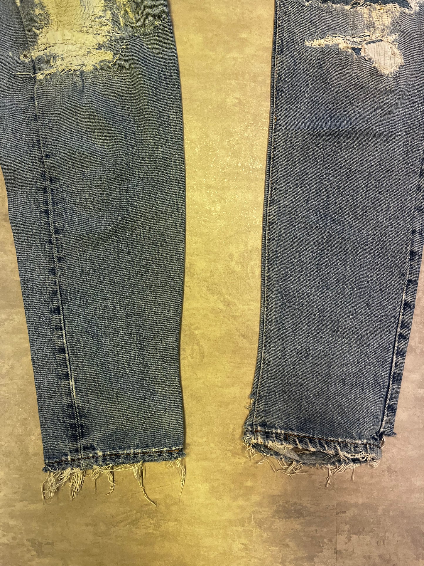 Levi’s 501 distressed 90’ custom