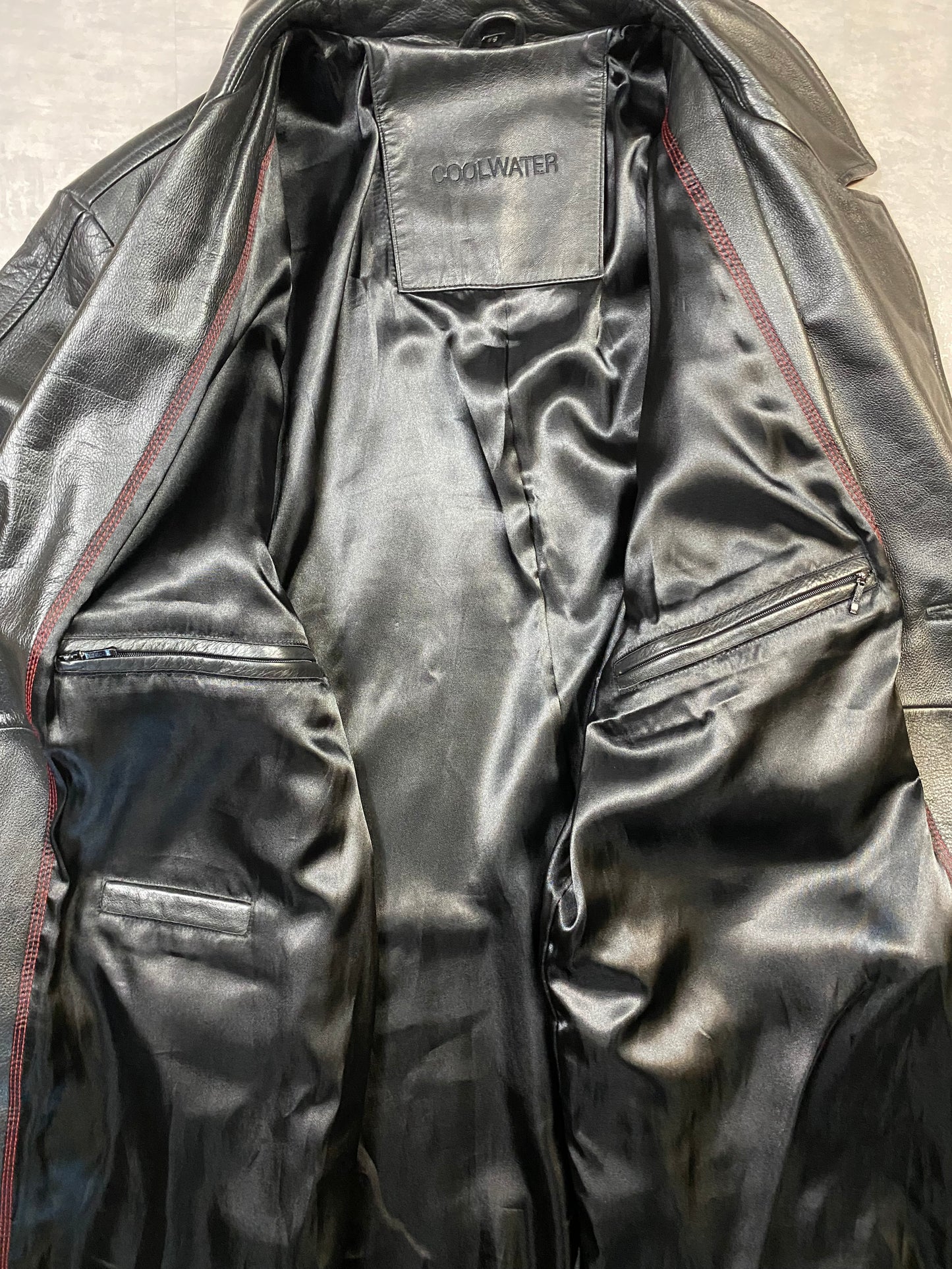 Vintage 100% Leather Coat