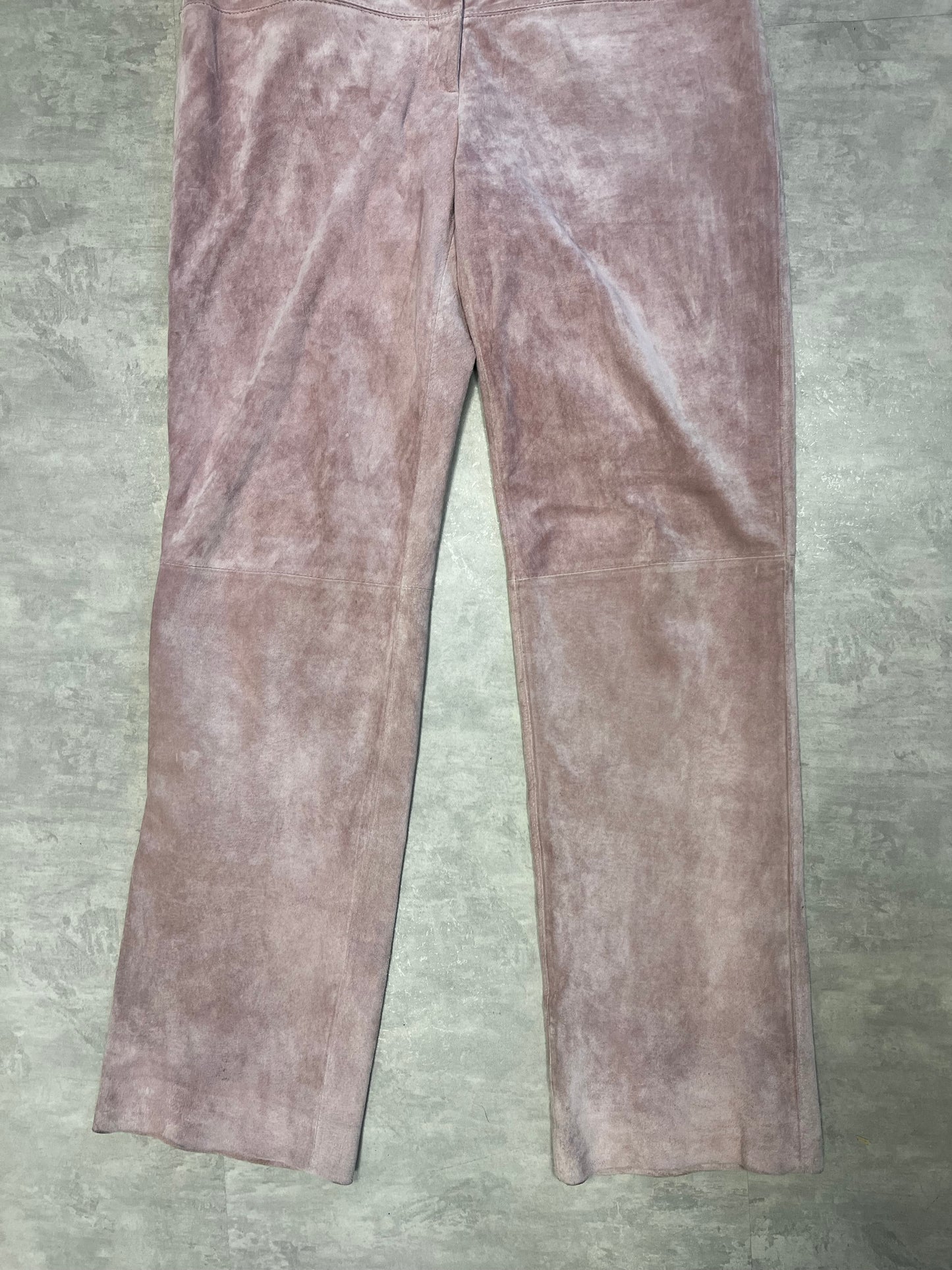 Pink leather pants