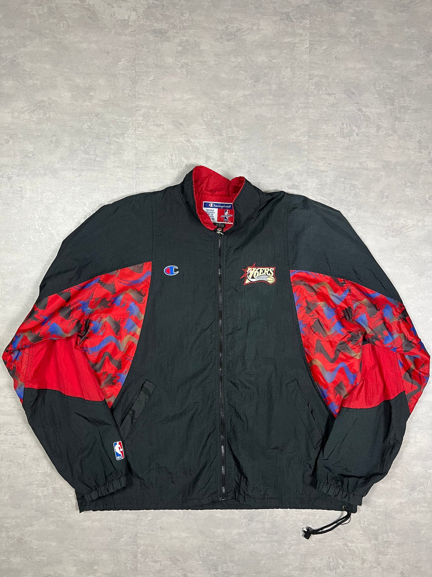 Rare 76ers nylon jacket