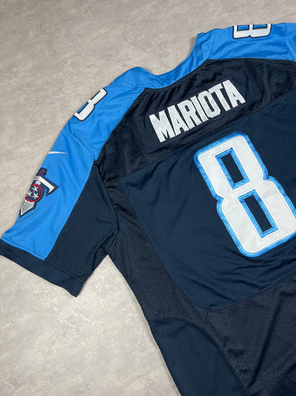 Nike Titans jersey embroidered details