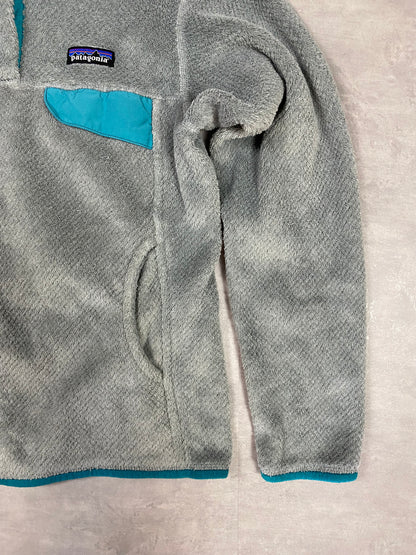 Patagonia fleece front pocket with buttons