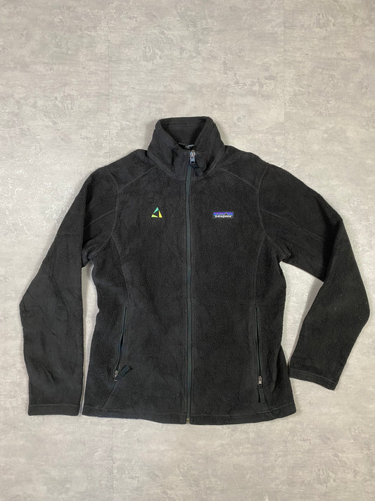 Patgonia fleece full zip embroidered details