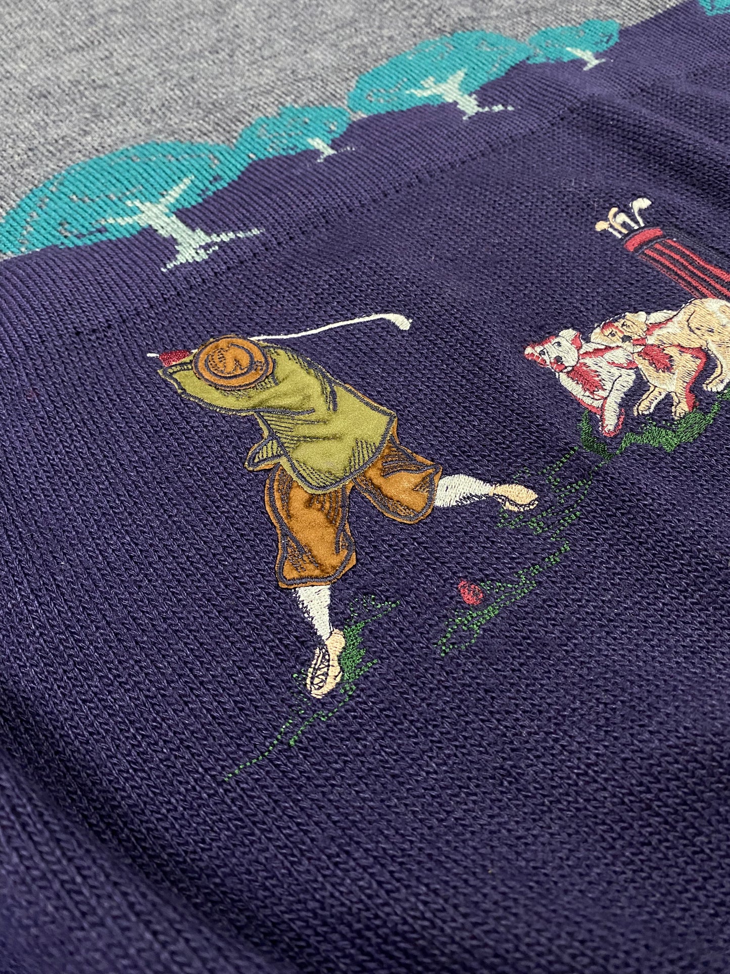 Vintage embroidered sweater made in Italy