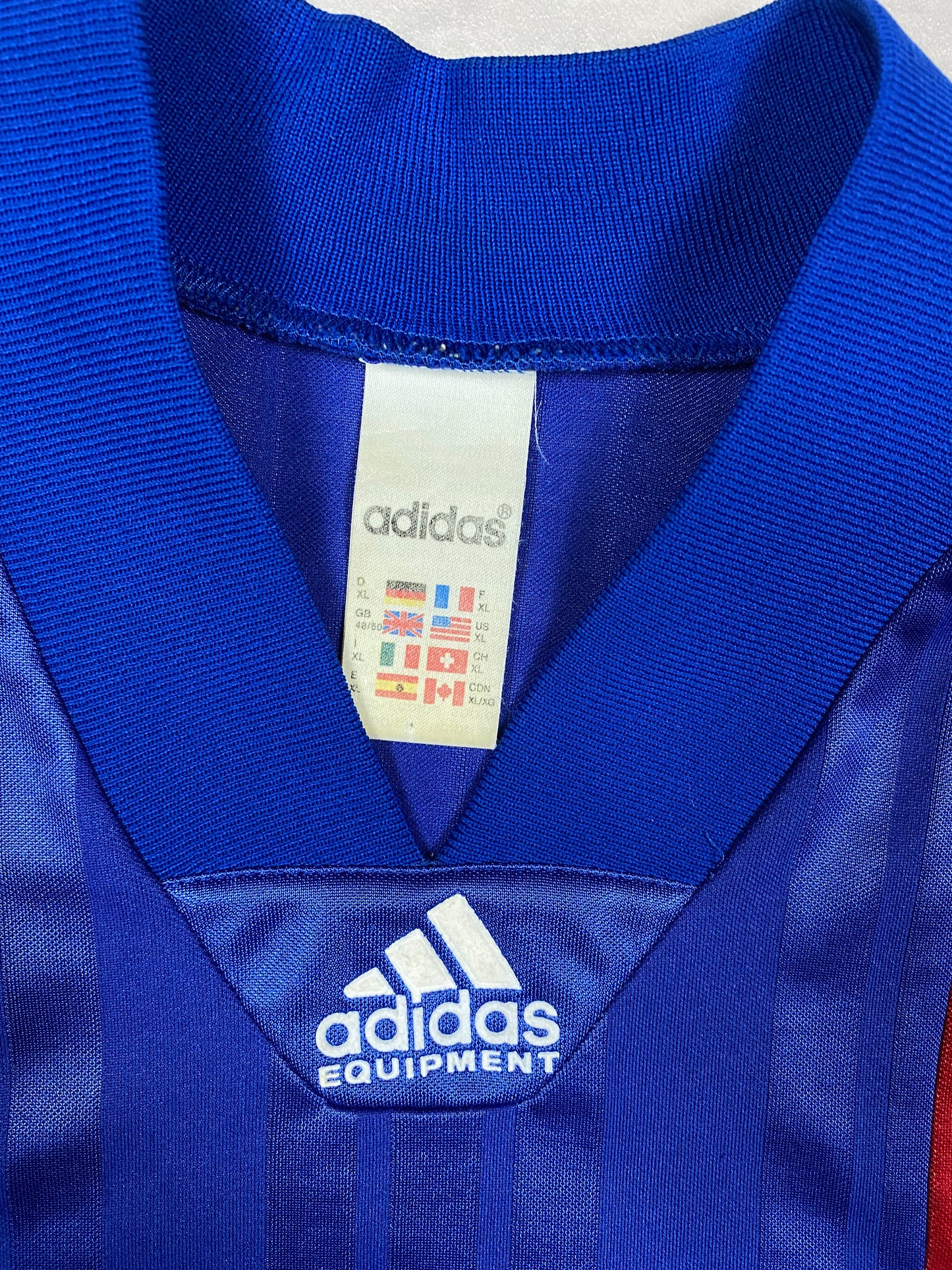 Adidas France euro 92 jersey