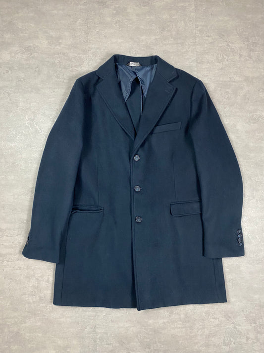 Blue coat made in italy