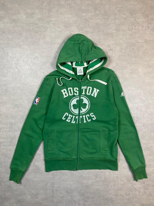 Adidas Boston Celtics full zip hoodie