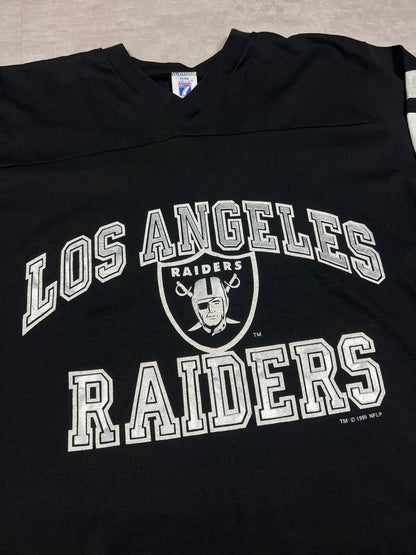 1995 Rare LA Raiders 3/4 sleeve T-shirt Made in USA