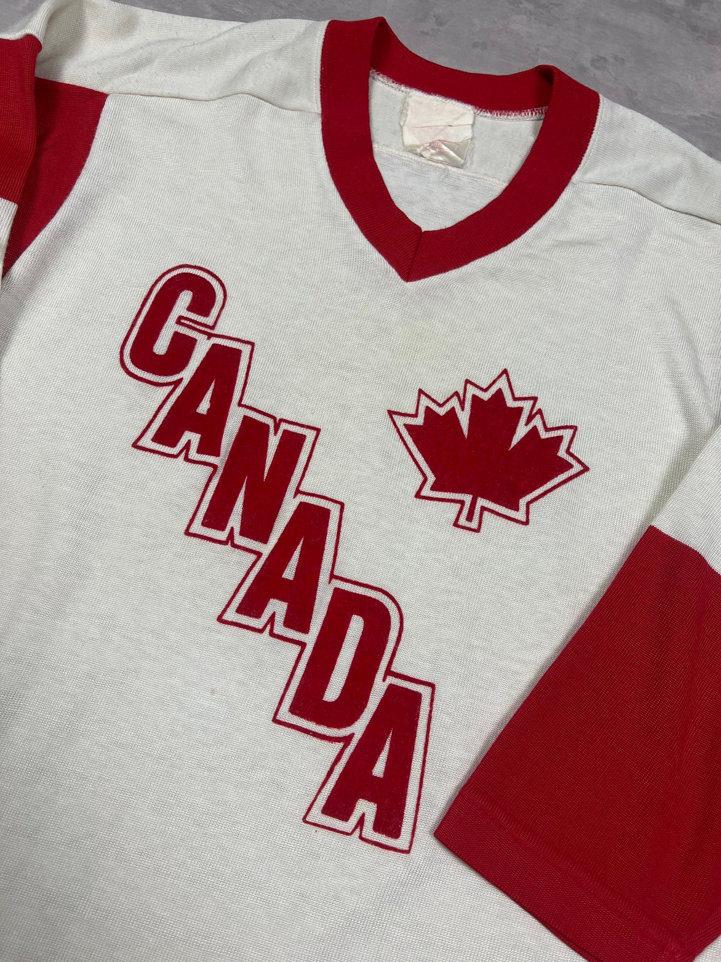 Canada 1980 hockey home kit jersey