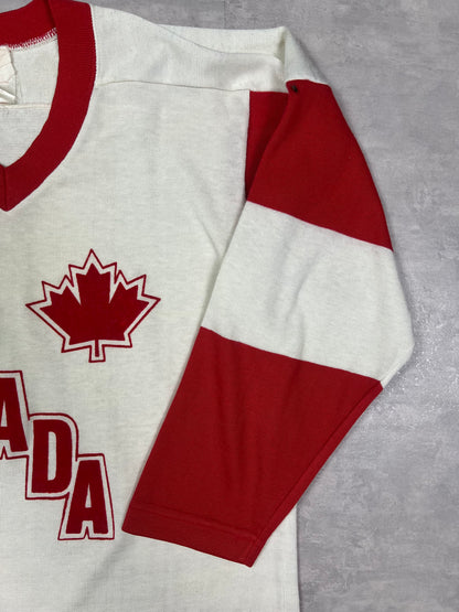 Canada 1980 hockey home kit jersey