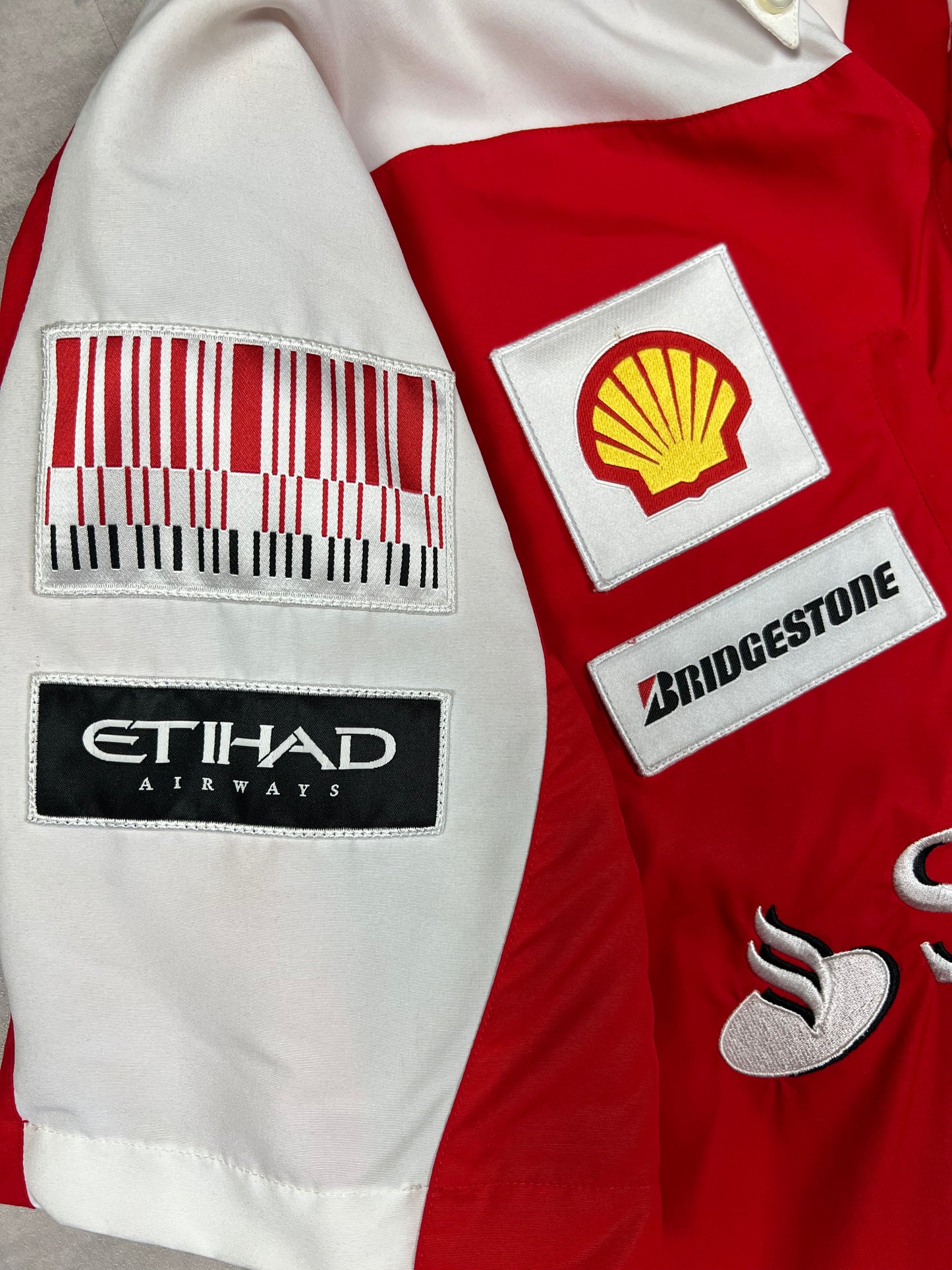 Ferrari racing shirt by Puma embroidered details