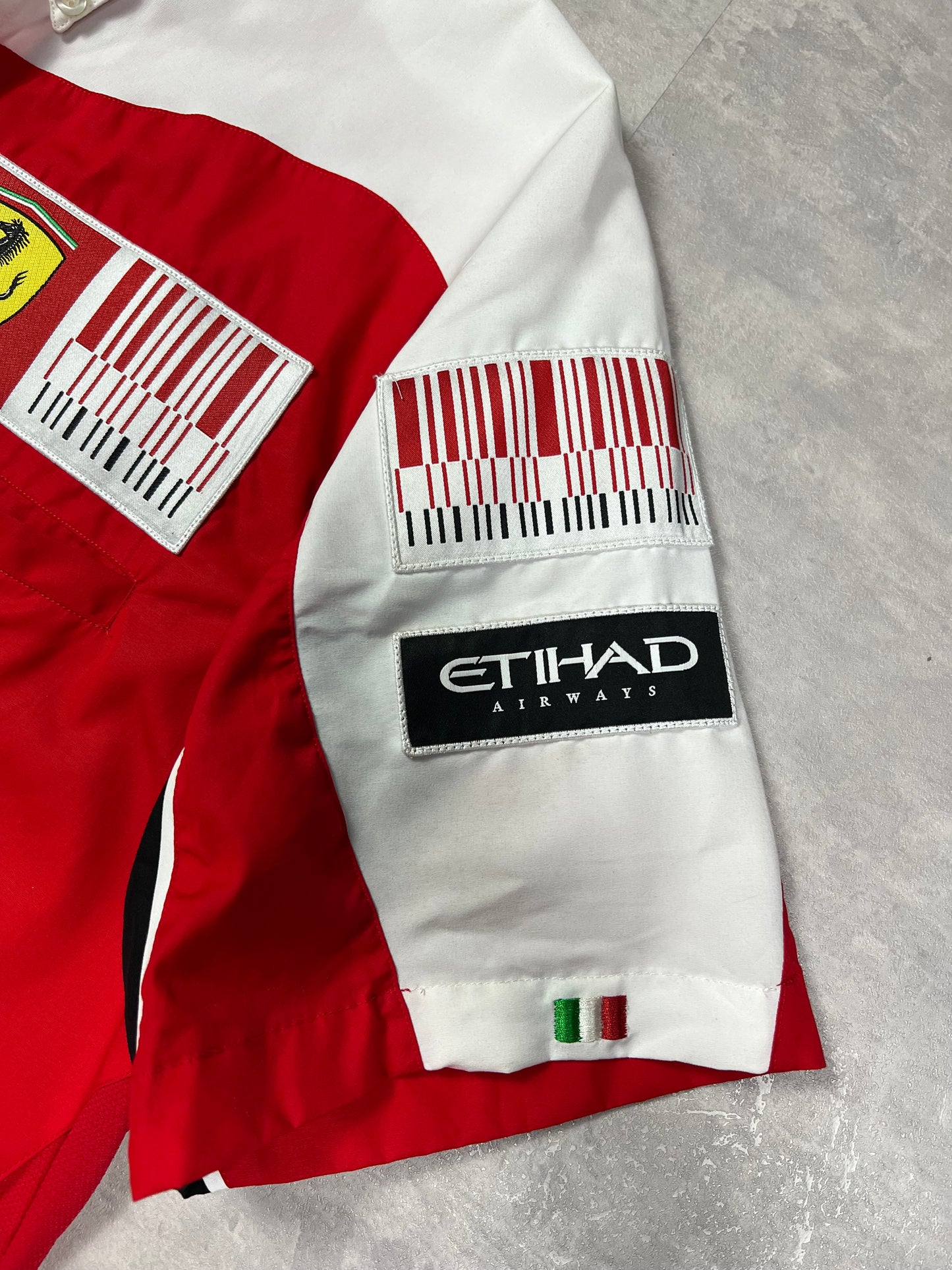 Ferrari racing shirt by Puma embroidered details