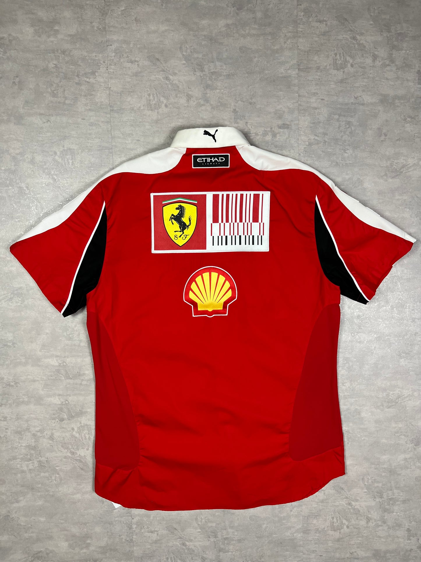 Ferrari racing shirt by Puma embroidered details