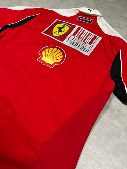 Ferrari racing shirt by Puma embroidered details