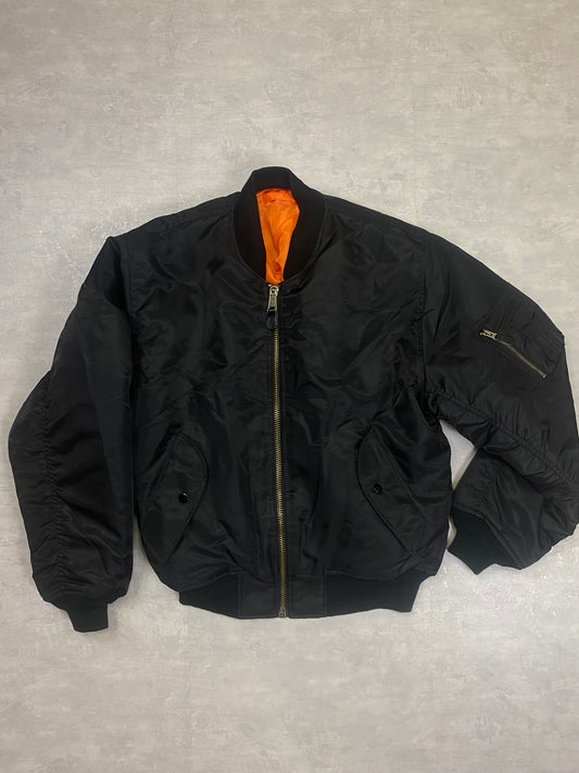 MA-1 Bomber Jacket Black Reversible