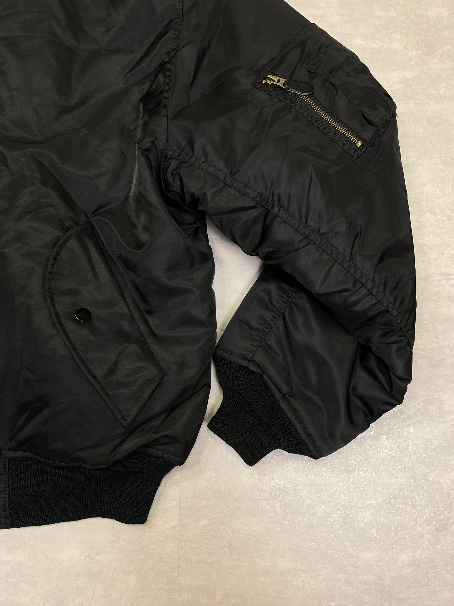 MA-1 Bomber Jacket Black Reversible