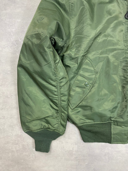 MA-1 Bomber Jacket Green/Orange Reversible