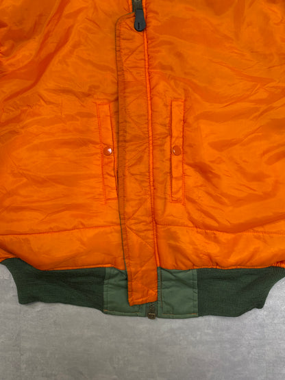 MA-1 Bomber Jacket Green/Orange Reversible