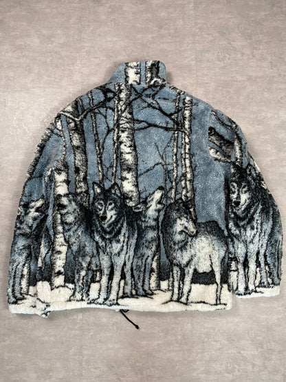 Vintage Animal Fleece Jacket