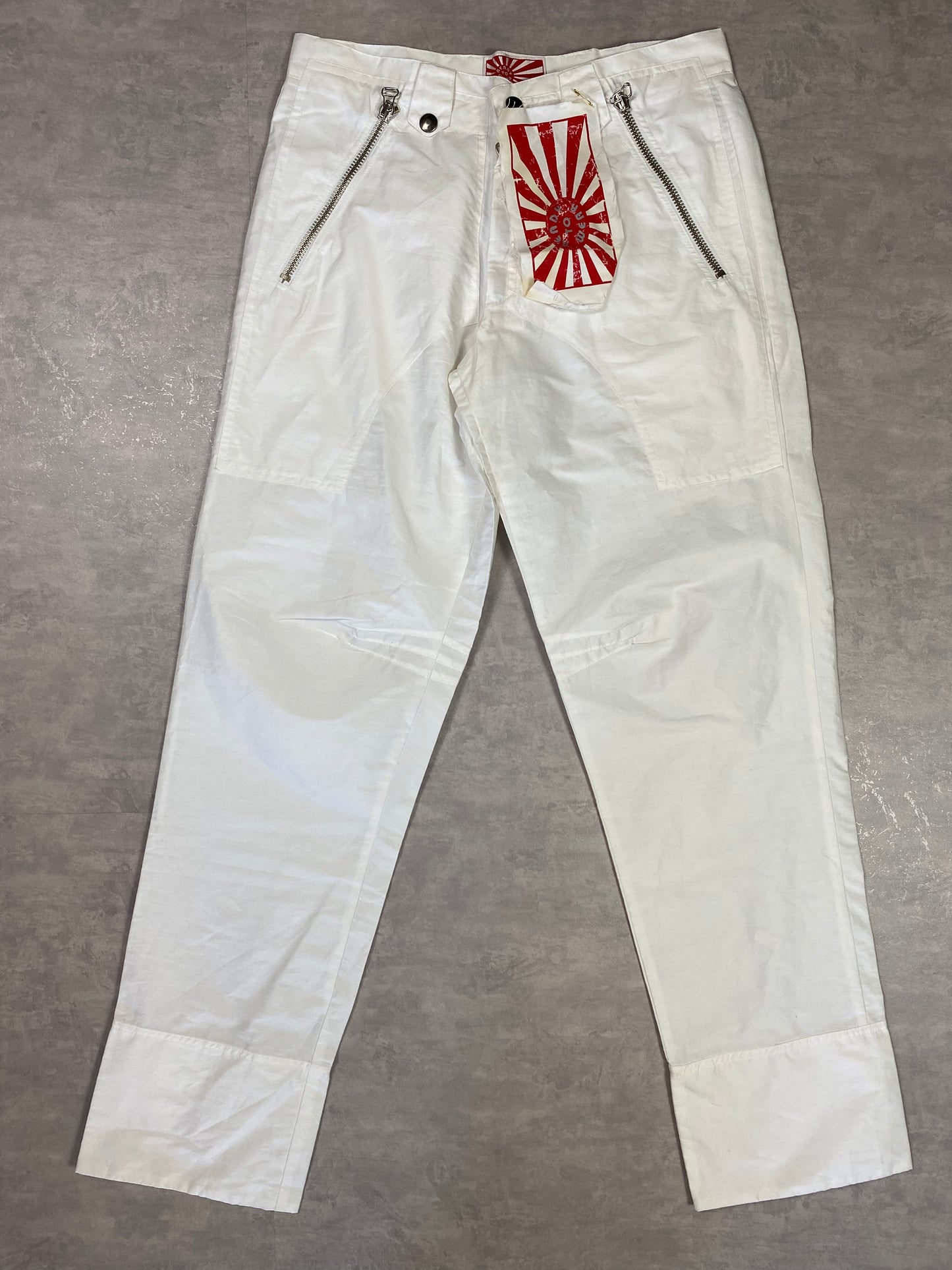 Y2K White Pants Ready to Wear  in