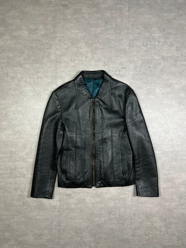 Real leather vintage jacket