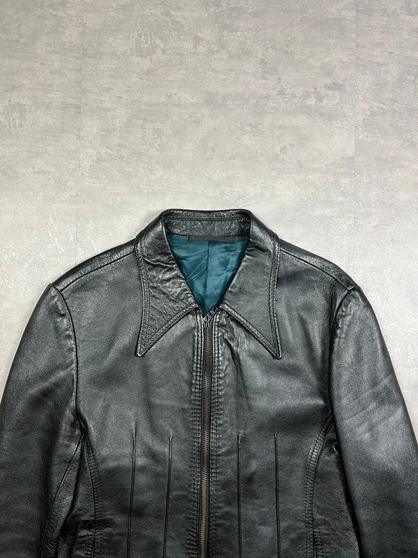 Real leather vintage jacket