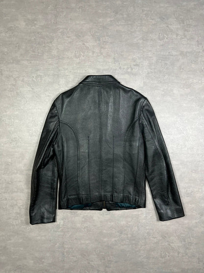 Real leather vintage jacket