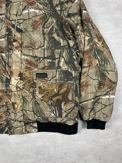 Real tree hunter bomber jacket