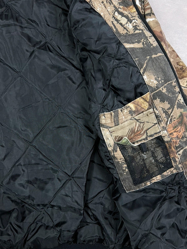 Real tree hunter bomber jacket