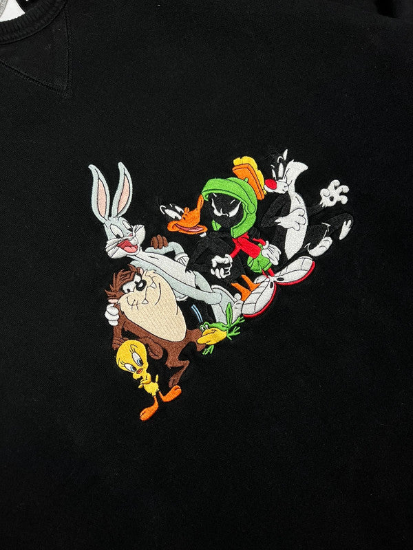 Warner bros embroidered sweatshirt