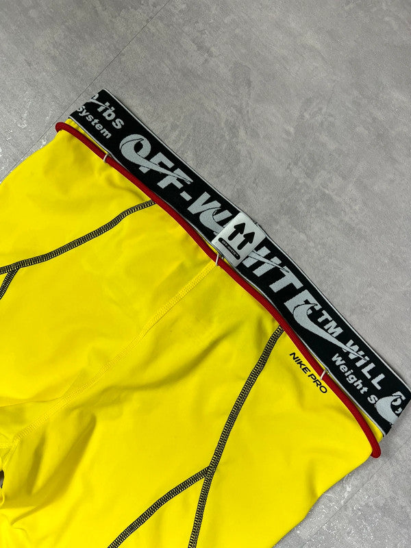 Nike Women's x Off-White Pro Tights 'Opti Yellow'