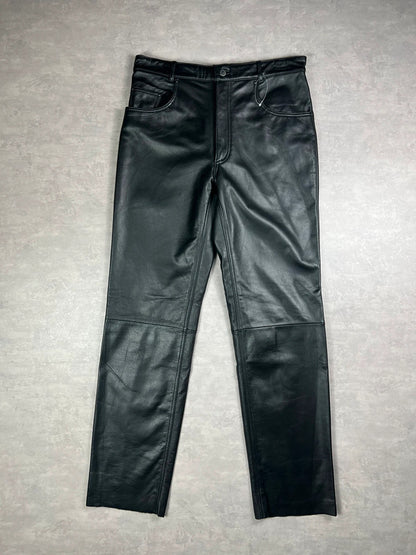 100% Real Leather pants