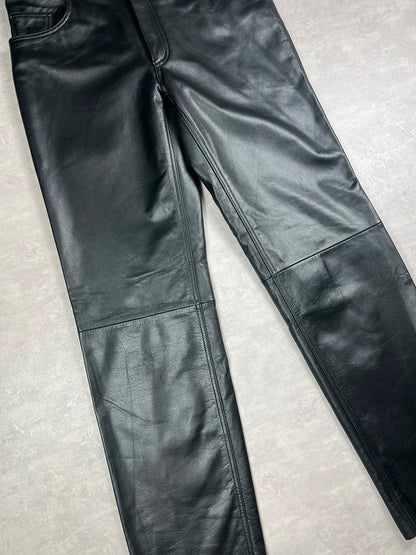 100% Real Leather pants