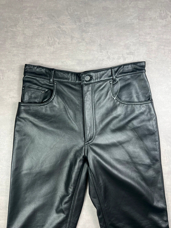 100% Real Leather pants